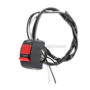 

Universal Motorcycle Handlebar Fog Light Switch ON-OFF Button Connector Switch 12VDC For U5 U7 LED Head Lamp Skill Stop Switches