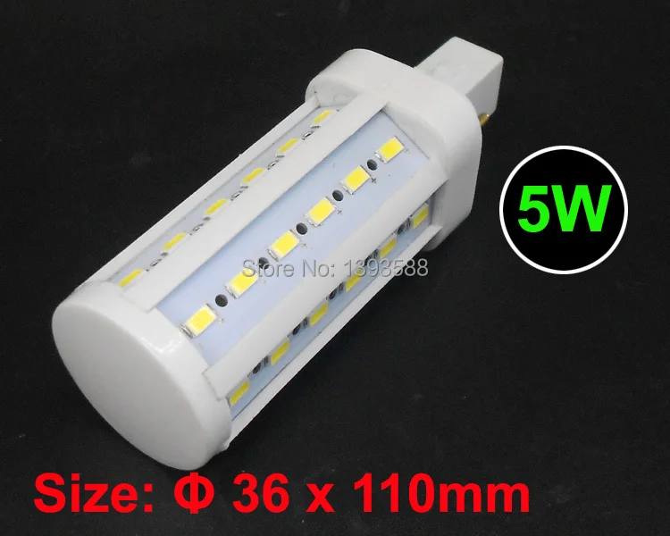 Led g24 220 v светодиодные лампы 5 W 6 W led g24 7 W 9 W 10 W SMD5730 G24d-3 g24 2 pin Светодиодная лампа AC85-265V 110 V 220 V ce rohs