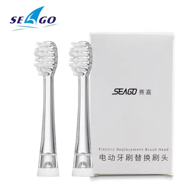Kids Toothbrush Heads YCSG-831 For Sonic Electric Toothbrush EK6 Children Replacement Brush Head Ultral Soft 2pcs/pack 4