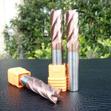 

VHM Cutting HRC55 4Flute 5mm Alloy Carbide Milling Tungsten Steel Milling Cutter End Mill PVD coating