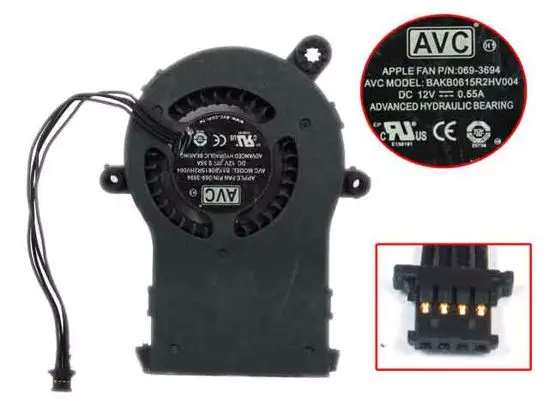 

4-проводной вентилятор охлаждения сервера AVC BAKB0615R2HV004 DC 12 В 0.55A