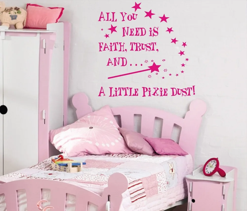 All You Need Is A Little Pixie Dust Wall Art Sticker