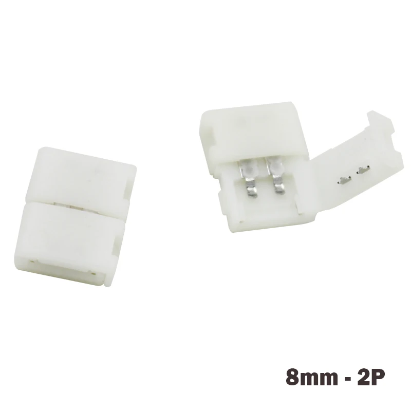 30 шт 8mm2P/10 мм 2 P/10 4 P Solderless сплиттер право Быстрый без пайки Разъем угловой
