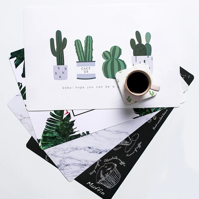 2018 NEW Nordic style washable creative insulation pad Decorative Placemats Kitchen Table Mats INS style value place mat