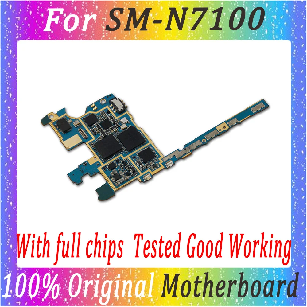 Оригинальная основная плата для samsung Galaxy GT n7100 с чипами системная 16G Европейская