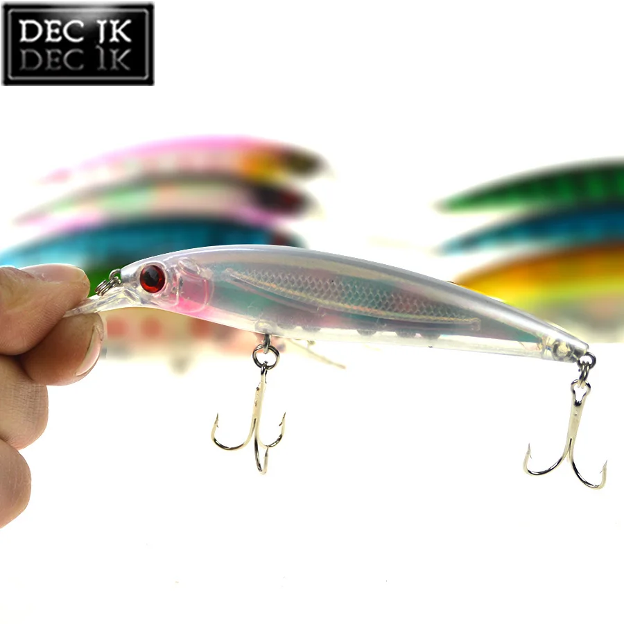 1PCS Crankbaits Minnow Suit For Plastic Hard Fishing Lure Fake Bait 3D Fish Eyes Tackle Artificial Saltwater Lures With Hooks (15)