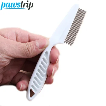 

New Cheap Pet Dog Hair Brush Shedding Grooming Comb Puppy Cat Stainless Pin Brush Flea Comb