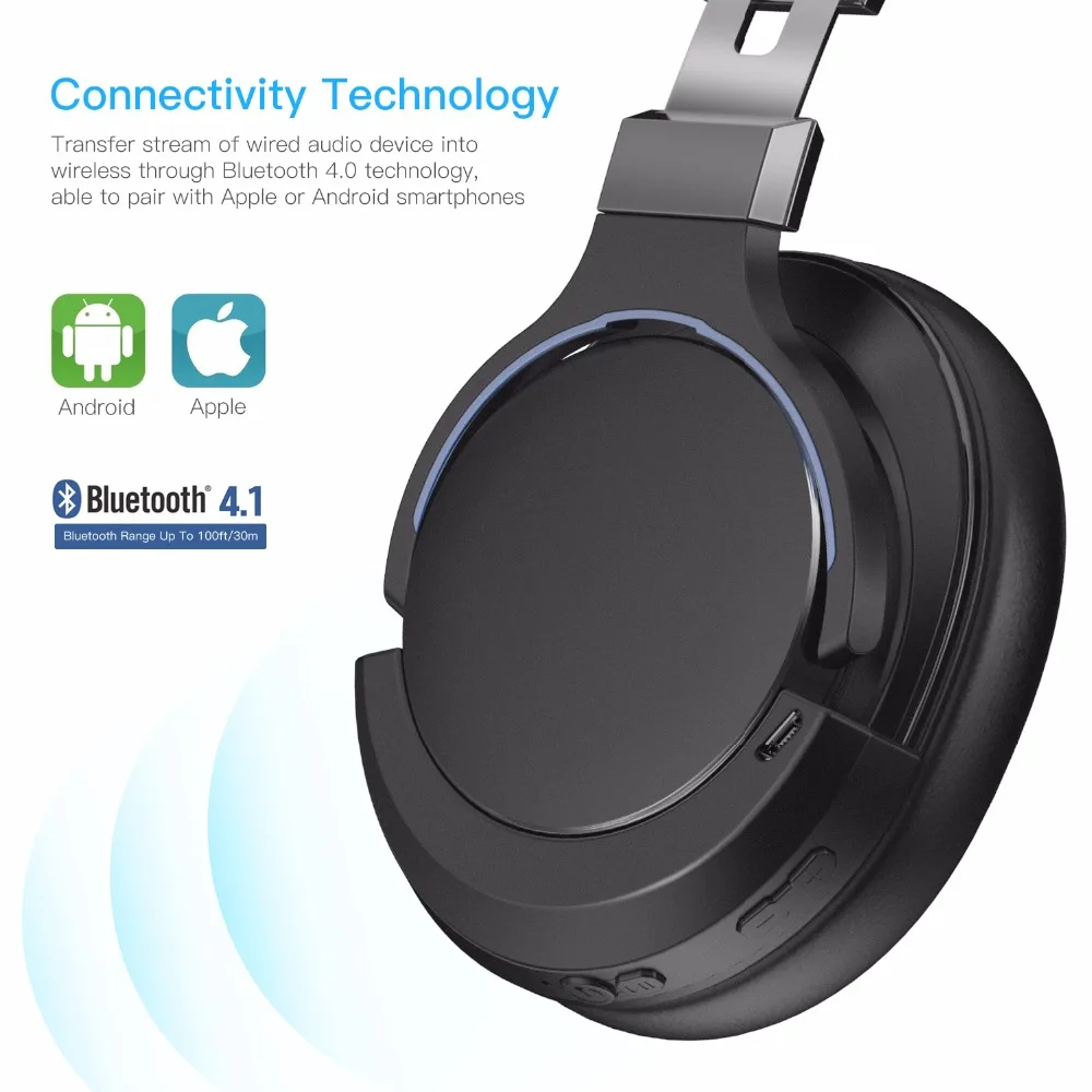 Bluetooth приемник для ATH-MSR7 портативный беспроводной bluetooth-адаптер для наушников AudioTechnica MSR7 NC, дистанционное управление громкостью