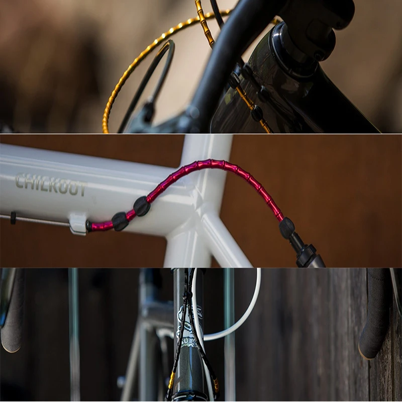 ZTTO 1800 мм шланг с ЧПУ бамбуковый провода для велосипедного тормоза крышка элитного алюминиевого сплава звенья MTB Floding горная дорога для обвеса велосипеда шланговый кабель