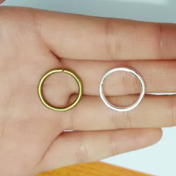 

18mm circle Jump Rings link chain spacer split ring beads connecting Clasp Hooks/Ends Fastener scrapbook charms Art Dangle