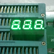 3 бит 0,28 дюймов цифровая трубка чистый зеленый свет 7 сегментный дисплей 22,6*10*6,1 мм Nixie трубка