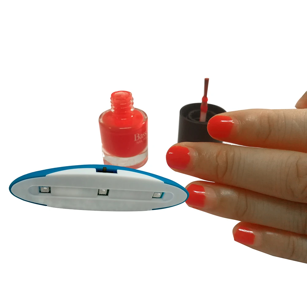 1 шт. Мини светодиодный УФ-лампа для ногтей портативные сушилки для ногтей для маникюрной машины художественный светильник Гель-лак для ногтей светодиодный инструмент для сушки ногтей