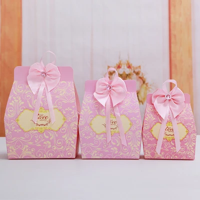 50 шт./компл. конфетная Подарочная коробка ювелирных изделий бумажной коробки сумки Свадебная коробка для конфет сладостей "Ланч Бокс" детские подарки на день рождения Свадебная вечеринка фестиваль поставки - Цвет: E