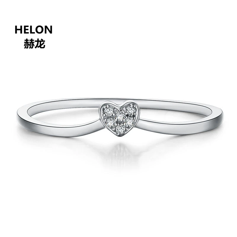 

Certified SI/H Natural Diamonds Women Engagement Wedding Ring Solid 14k White Gold Anniversary Band Party Fine Jewelry Gift