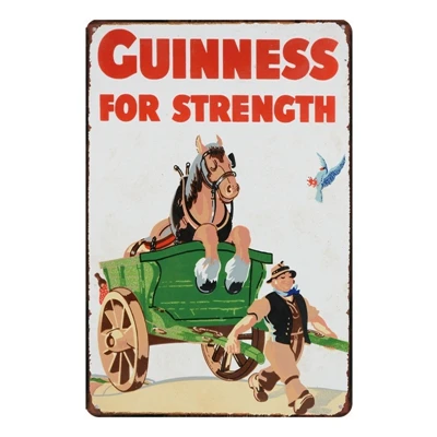 Guinness Vintage Metal Plaques Wall Art Kitchen Party Home Retro Craft Bar Decoration 30X20CM SA-2013 - Цвет: SA2020