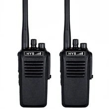 HYS 2pc 10W IP67 Waterproof Handheld VHF or UHF Two Way ham handheld Radio Portable transceiver Walkie Talkie comunicador