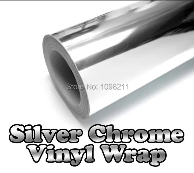 1520mm x 600mm Air//Bubble Free Mirror Chrome Vinyl Car Wrap Blue Sent In Tube