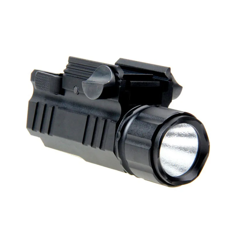

Outdoor new hunting sight LED Rifle Glock Flash Light Tactical Torch Flashlight with Release 20mm Mount for Pistol Airsoft