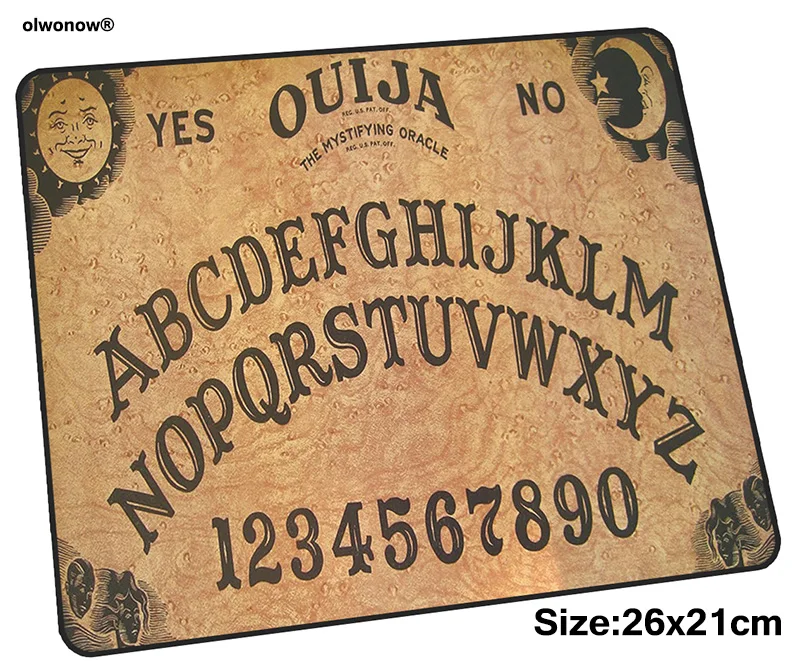 Ouija коврик для мыши 26x21 см игровой коврик для мыши большой геймерский коврик крутая новая игра компьютерный стол padmouse клавиатура HD узор игровые коврики