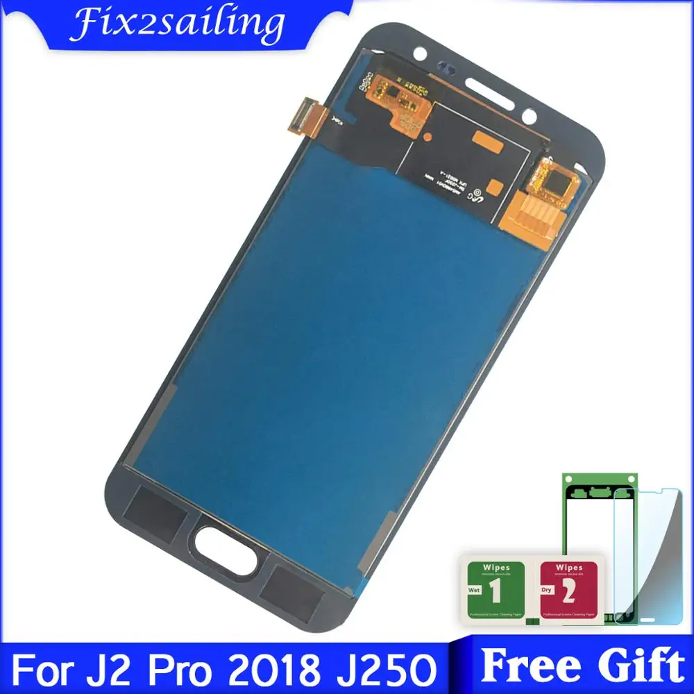 ЖК-дисплей для Samsung Galaxy J2 pro 2018 J250 J250F + сенсорный экран дигитайзер сборка