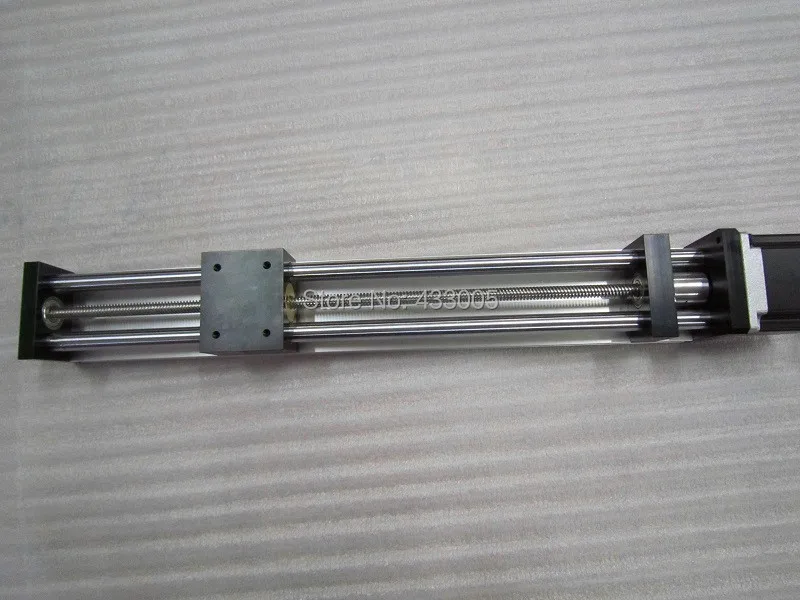 

T8 * 4 T-type Screw Linear Slide Stage Linear Guide Sliding Table Module Effective Stroke 100mm + 57 Nema23 Stepper Motor