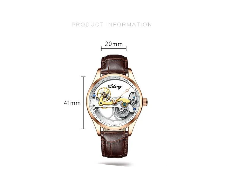 Часы мужские брендовые механические часы кожаные автоматические Стильные Классические наручные часы в стиле стимпанк relogio masculino