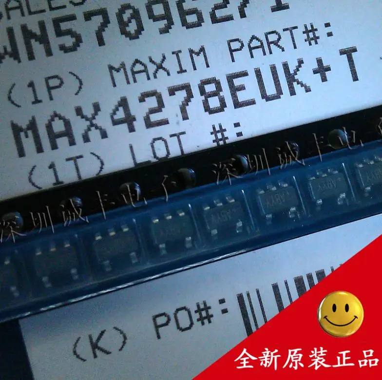 

Module MAX4278 MAX4278EUK+T Original authentic and new Free Shipping