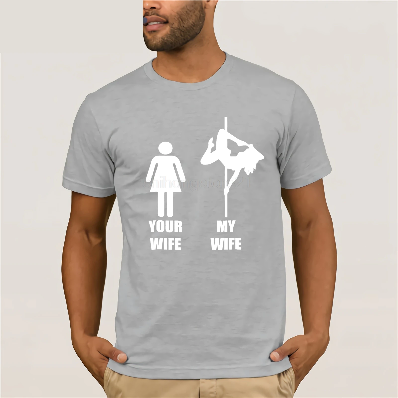 Your Wife My Wife Pole Dancing Tshirt Short Sleeves New Fashion T-shirt Men Clothing Your Wife My Wife Pole Dancing Tshirt Short Sleeves New Fashion T-shirt Men Clothing