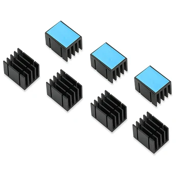 

7pcs 3M8810/8805 heat conduction industrial-grade heatsink black groove heat sink 20*15*15mm high-power stamping aluminum alloy