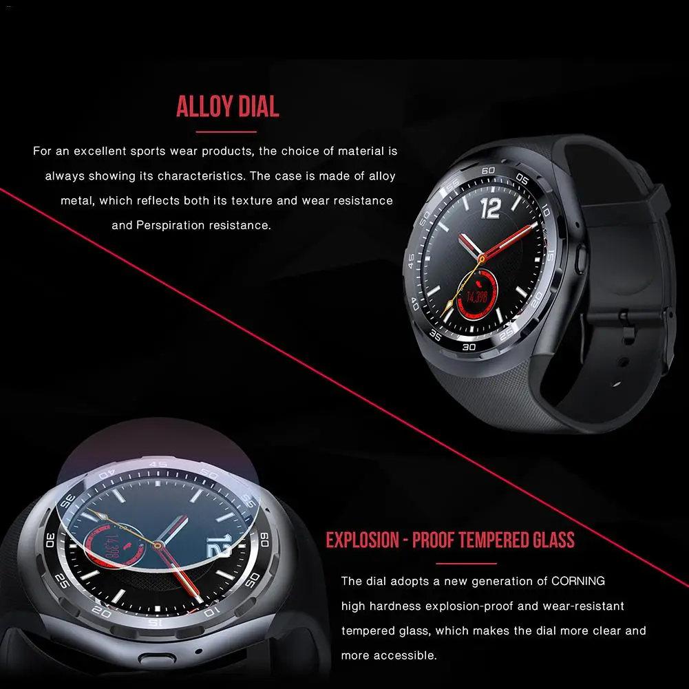 High Qualty Touch Screen Sports Smartwatch 1.2 Inch Heart Rate Sleep Monitoring Bluetooth 4.0 Smart Watch Sport Wearable Device