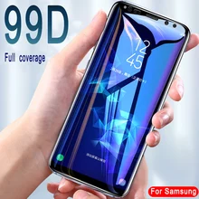 99D Full Curved Tempered Glass For Samsung Galaxy S9 S8 Plus Note 9 8 Screen Protector On The S8 S9 S7 S6 Edge Protective Film
