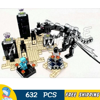 

632pcs My World The Ender Dragon Shadow Sand Island 10178 Model Building Blocks Kids Bricks Compatible with Lago Minecrafted