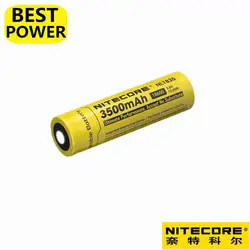 1 шт. Nitecore nl1835 18650 3500 мАч (новая версия nl1834) 3.7 В 12.6wh Перезаряжаемые Li-на Батарея высокого качества с защитой