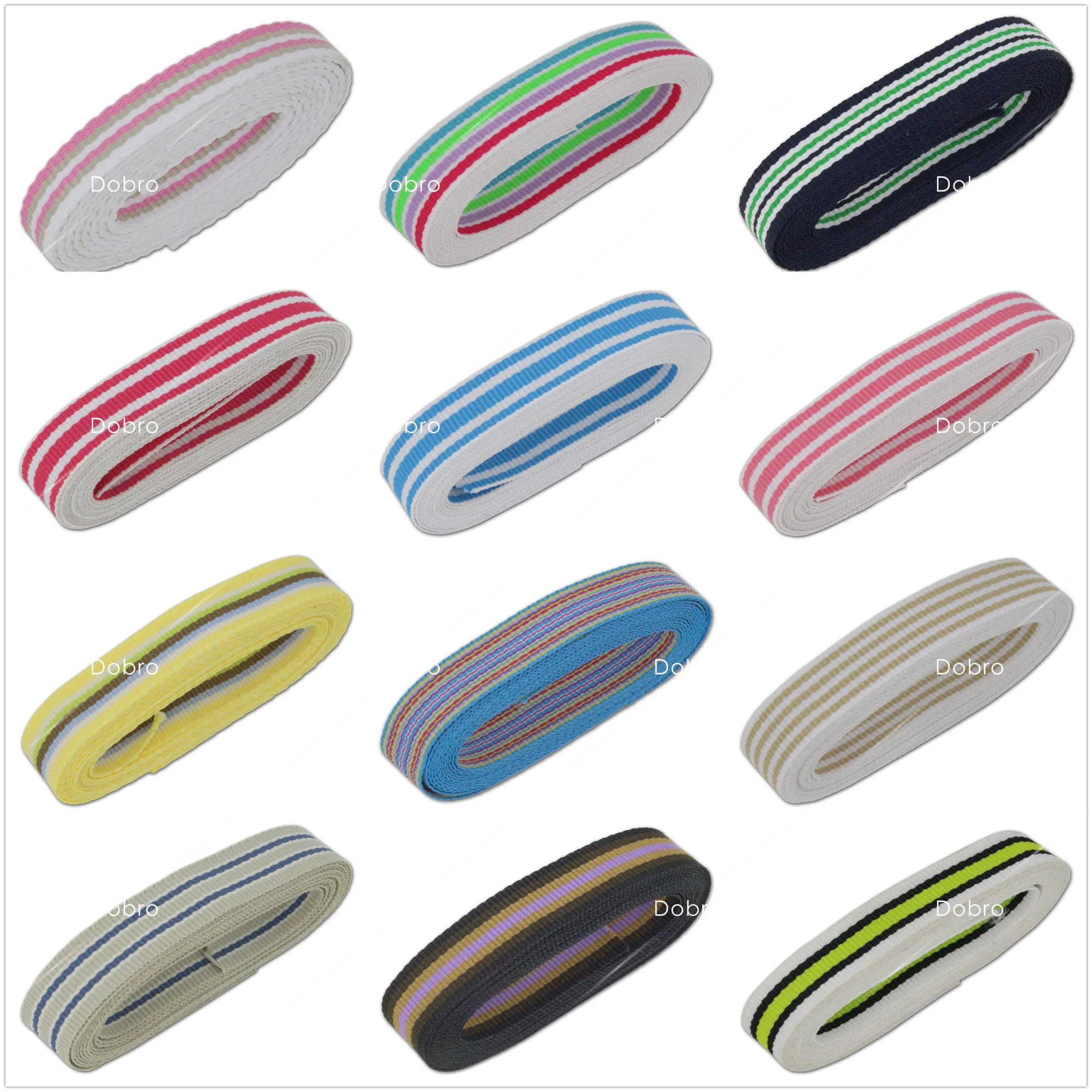 

1/2" 13mm Stripe Grosgrain Ribbon wedding celebration SGR-13-10