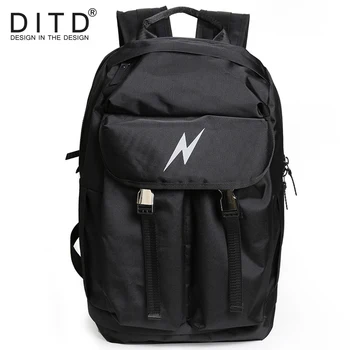 

Black Laptop Backpack Large Capacity Men's Backpacks Multifunction Nylon Casual Backpack Air Cushion Belt Rucksack school bag
