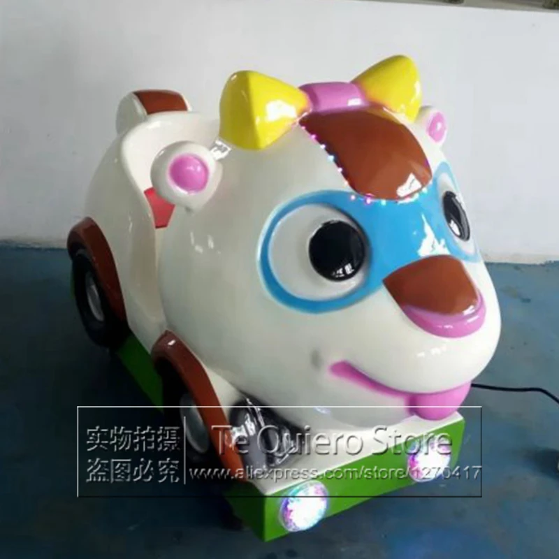 

Good Quality Coin Operated Arcade Game Machine Electric Car Toy Cow Bull Animal Kiddie Rides For Baby