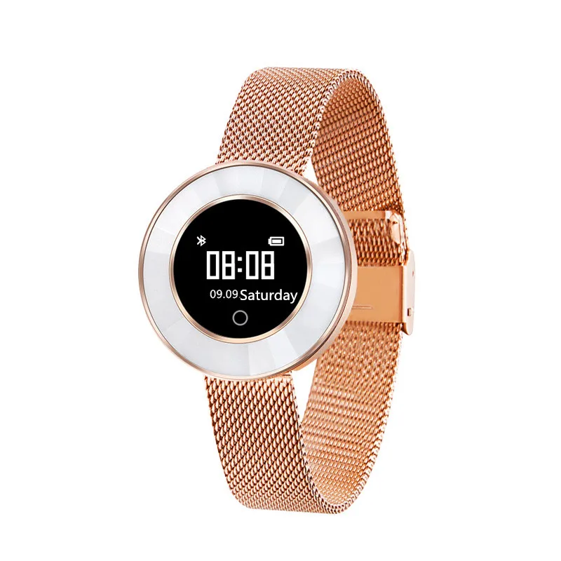X6 Smart Watch Women Luxury Ceramic Dial Smart Bracelet Pedometer Waterproof Heart Rate Monitor Blood Pressure Sport Smart Watch
