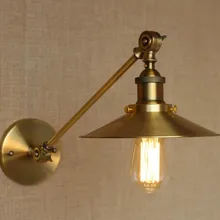 Nordic чердак стиль винтаж настенные бра комнатная настенная лампа светильники Edison промышленный настенный светильник для дома освещение Lamparas сравнению