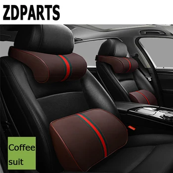 

ZDPARTS Car Neck Lumbar Pillow Three Primary Color Headrest For Volkswagen VW Golf 4 5 7 6 MK4 Honda Civic 2006-2011 Accord 2003
