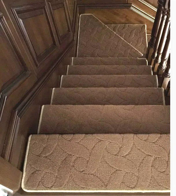 Stripe Custom made stair mats ,five patterns anti-skid branded stair rugs Carpets