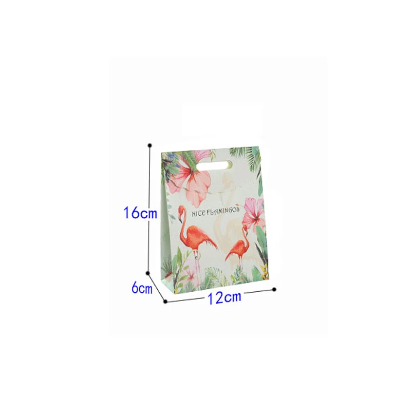 10 шт./лот прекрасный Фламинго богатый принт с птицами бумажный мешок DIY прозрачный конверт мешок - Цвет: Flamingo12 6 16cm