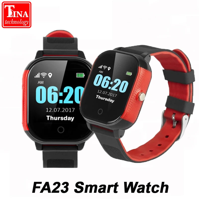 

IP67 Waterproof FA23 Smart Baby Watch SIM Card Touch Screen Children GPS WIFI SOS Tracker Kids Alarm Clock Anti-Lost Smartwatch