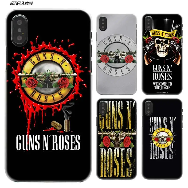 

Guns n roses good time Hard Plastic for iPhone XS Max XR X 10 7 8 6 6S Plus 5S SE 5 4S 4 5C Clear phone Case Cover Coque
