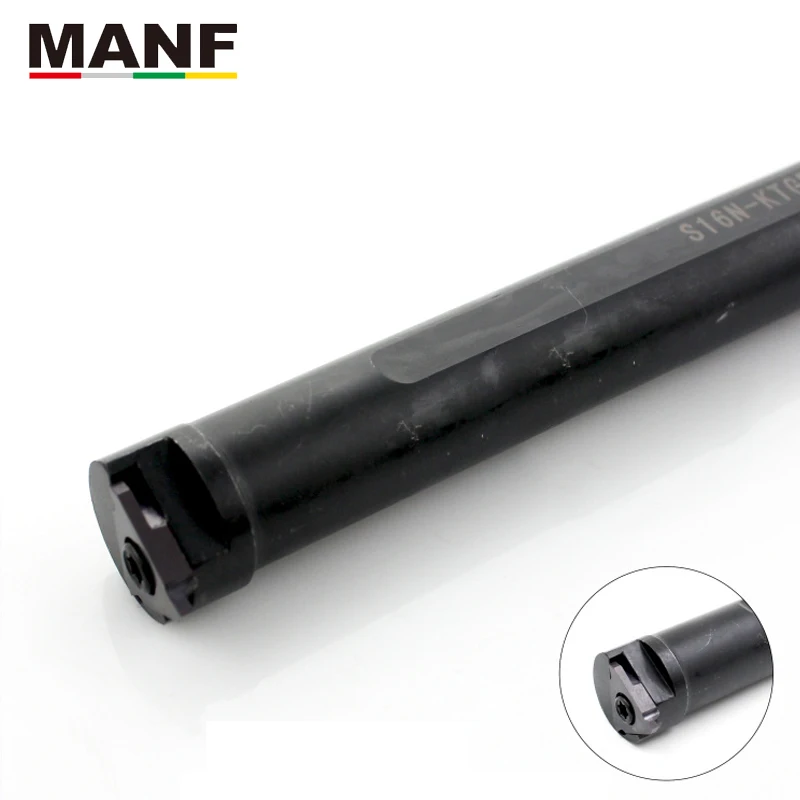 

MANF Lathe Cutter S20Q-KTGFR16 Width Grooving CNC Lathe Cutting Toolholder Metal Grooving Blades Parting Cutter Boring Tool