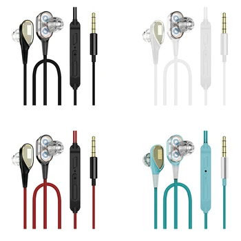 

3.5mm Port In-ear Super Bass Earphone Noise Reduction Sport Microphone HiFi Wired Headset