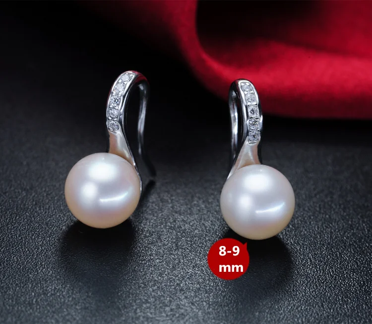 S925 стерлингового серебра серьги циркон жемчуг AAAA серьги ювелирное изделие, классические модные серьги для женщин вечерние свадебные серьги