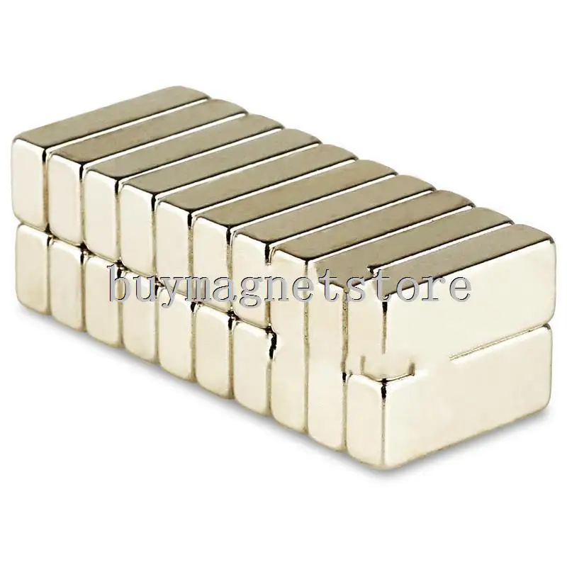 Lot 10pcs Strong Block Bar Cuboid 20 x 8 x 5 mm Rare Earth