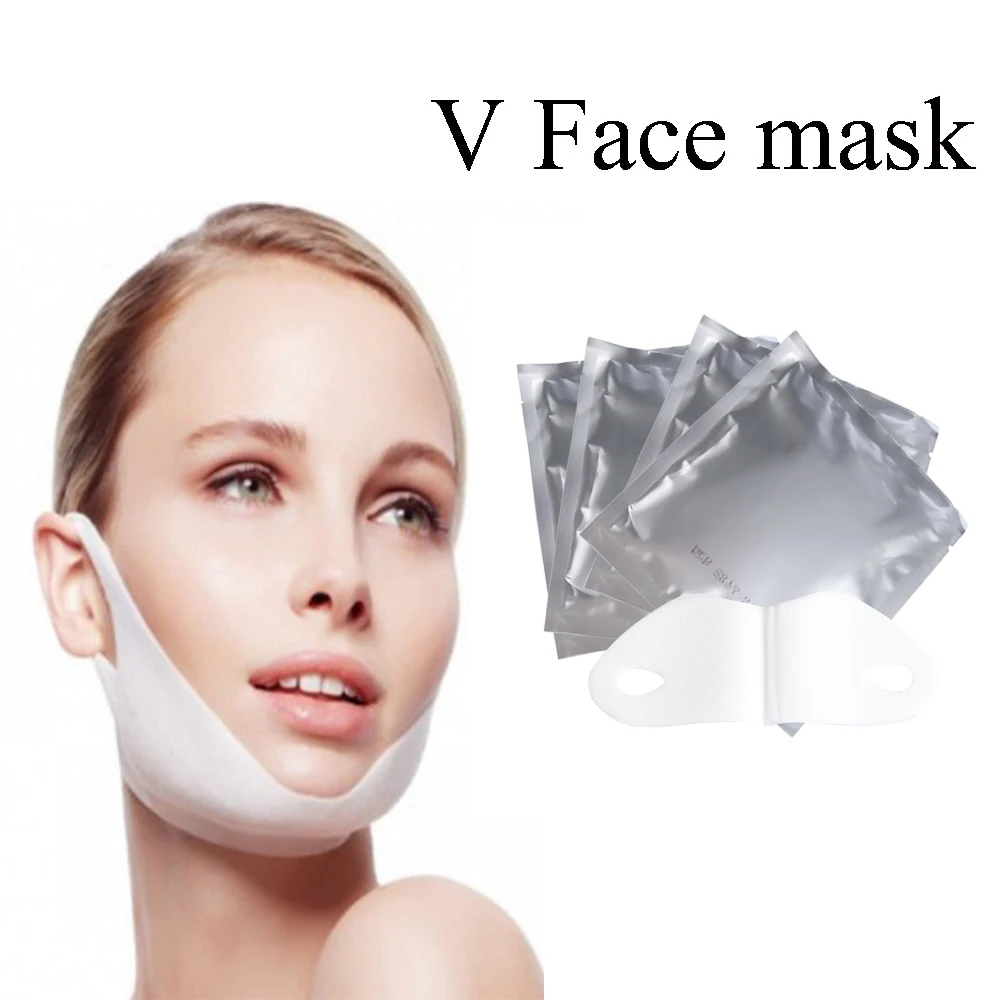 Лифтинг-маска для лица V лица маски для ухода за лицом V-shape подбородок линия подтягивания подтягивающая увлажняющая маска антивозрастной коллаген
