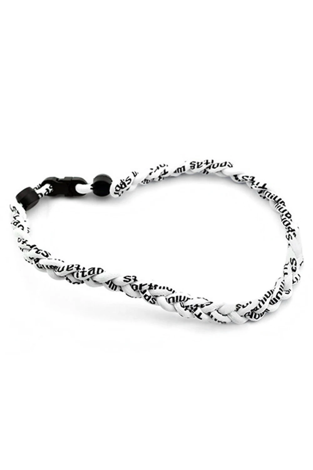 Rope Ion Baseball Jewelry Titanium Necklace Sports Necklace (18 inch