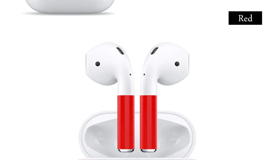 1 комплект защитная наклейка для Apple Airpods, зарядная коробка+ пленка против потери для AirPods, беспроводные аксессуары для наушников, наклейка